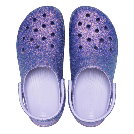 Crocs Classic Platform Iridescent Glitter Clog